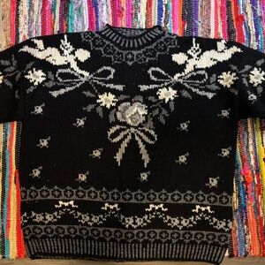 Vintage Cupid Sweater - Plus Size- Wool